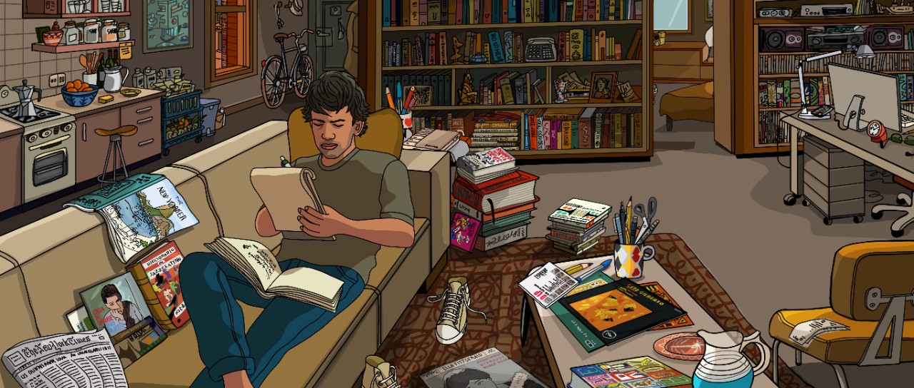 Fotograma de la película de animación "Dispararon al pianista"