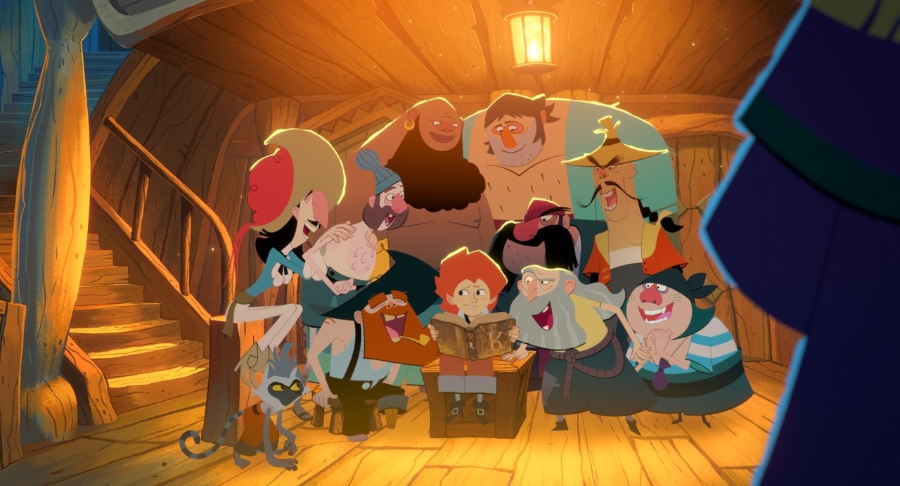 Fotograma de la película "El tesoro de Barracuda"