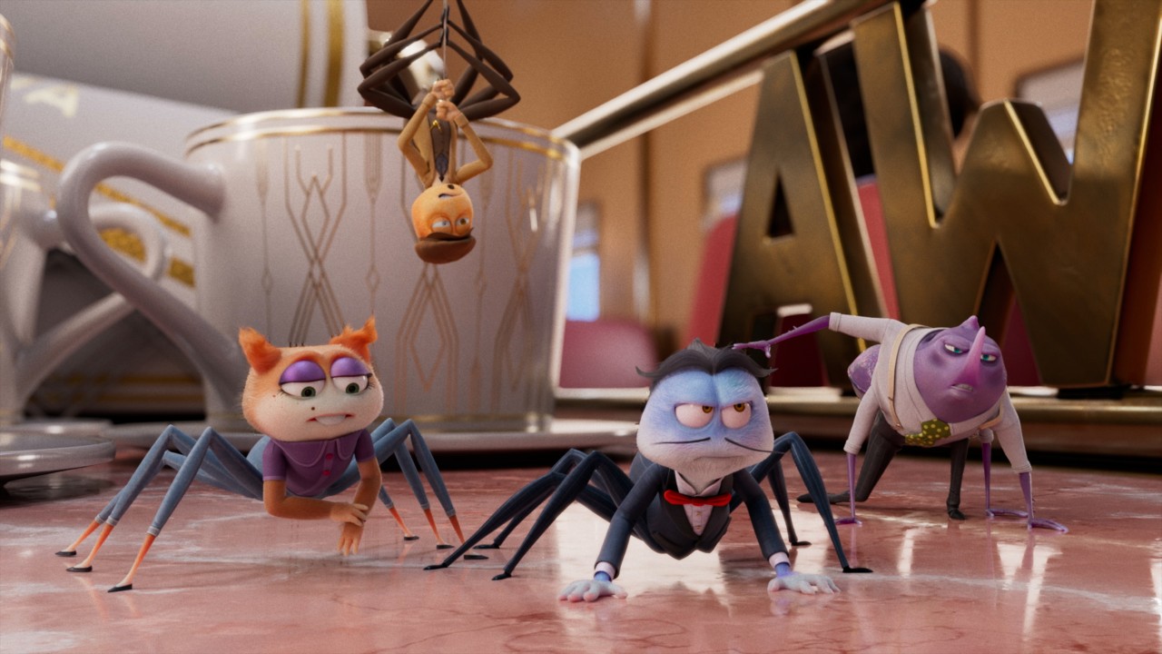 Fotograma de la película de animación Inspector Sun y la maldición de la viuda negra