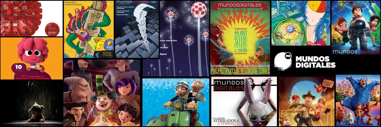 Banner del festival Mundos Digitales edición 2023