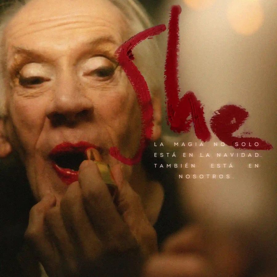 Cartel del anuncio publicitario "She" de J&B