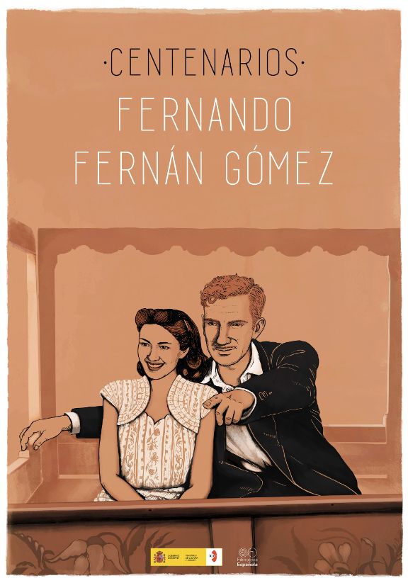 Cartel centenario Fernando Fernán Gómez