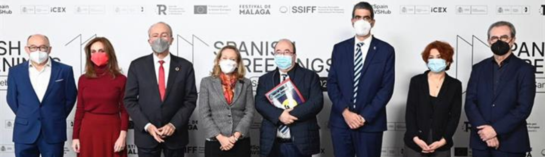 Foto Spanish screenings con Ministros de Cultura y Asuntos Económicos