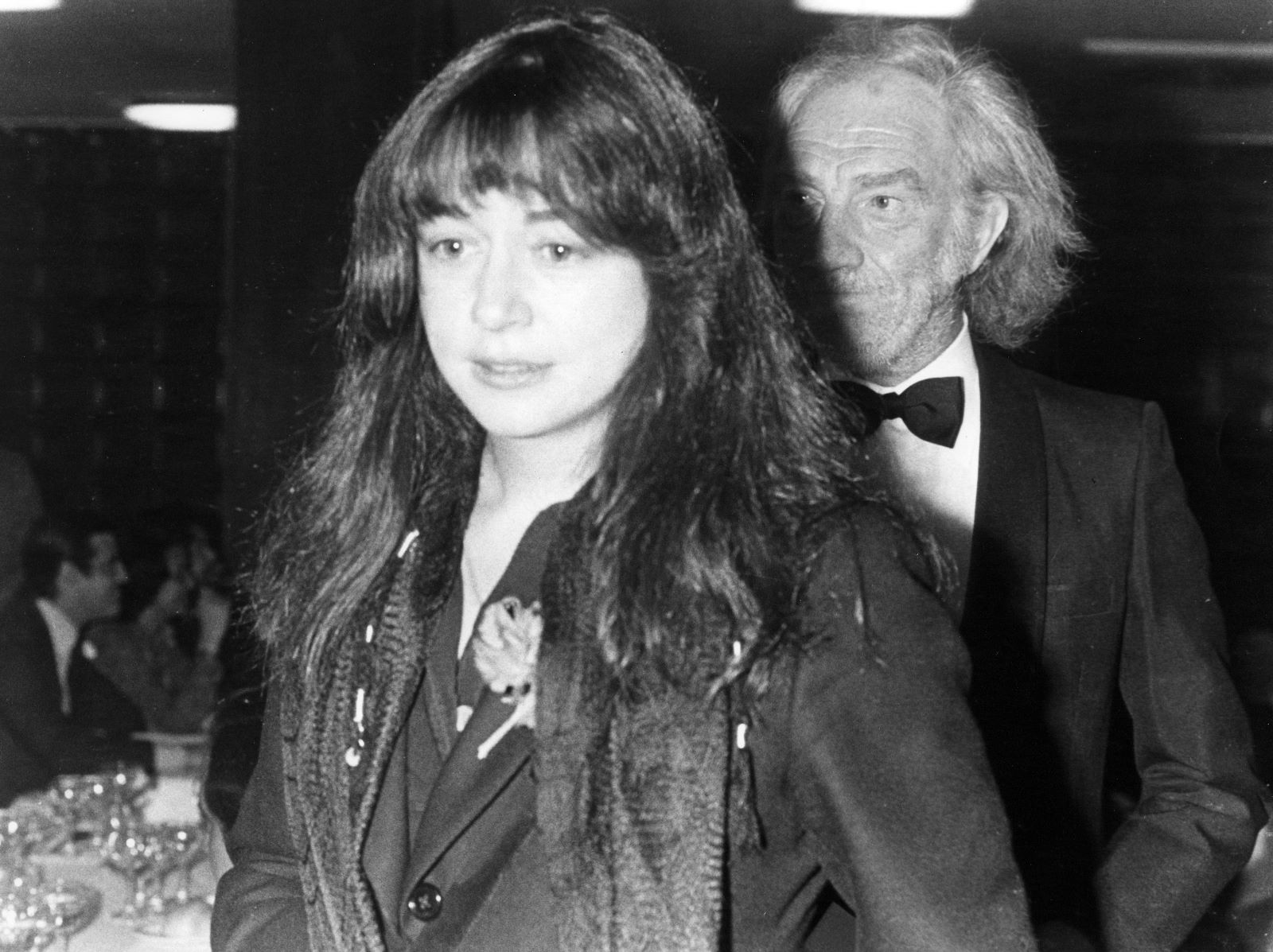Fotografía en blanco y negro de Emma Cohen y Fernando Fernán Gómez