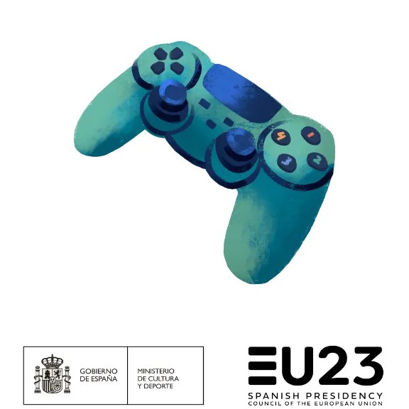 Cartel de la jornada Cultura y Videojuegos del 13 y 14 de julio