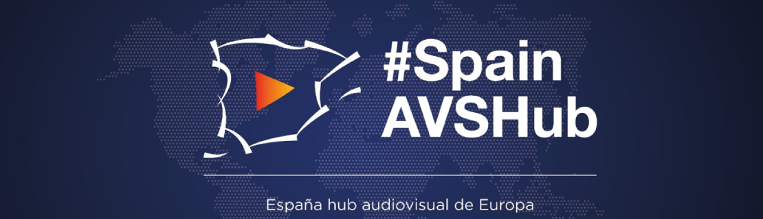 Banner de la mesa redonda sobre el Spain Audiovisual Hub en el Festival de Málaga 2023