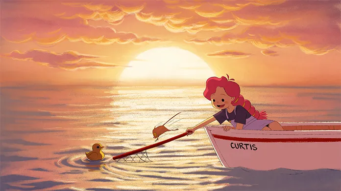 Fotograma de la serie de animación Zoey Oceans