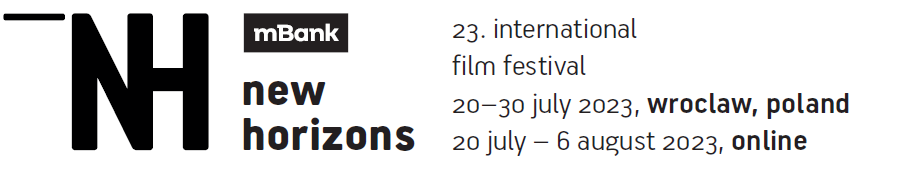 Banner del festival New Horizons en wroclaw, Polonia