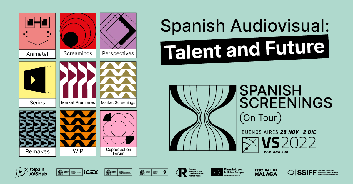 Flyer Spanish Audiovisual Talent and Future de Spanish Screenings