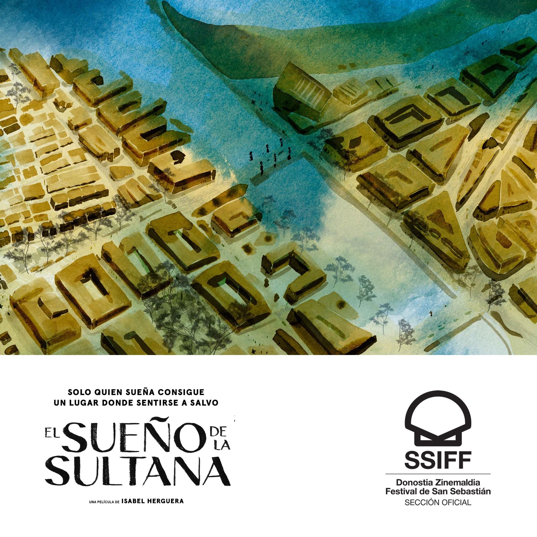 Banner sobre la participación en el festival de cine de San Sebastián de la película de Animación La Sultana