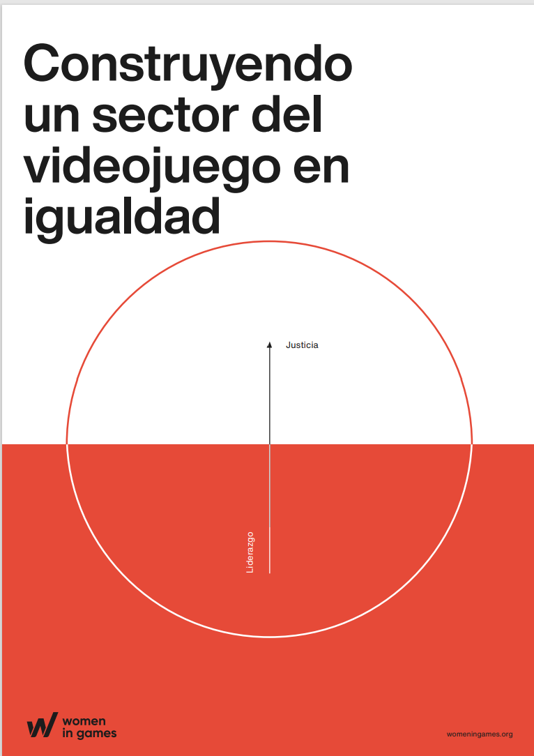 Portada de la guía 'Construyendo un sector del videojuego en igualdad' de AEVI
