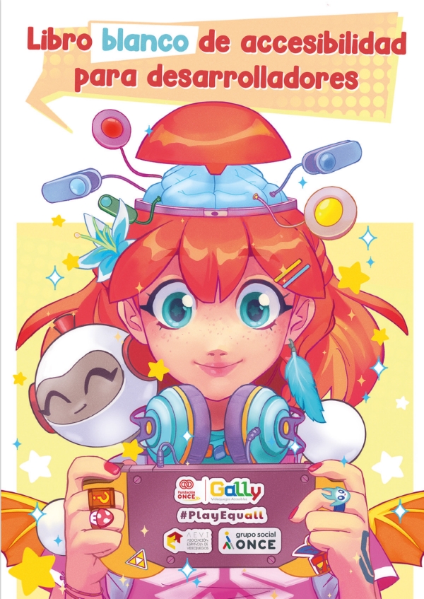 Portada del libro blanco de accesibilidad para desarrolladores de videojuegos
