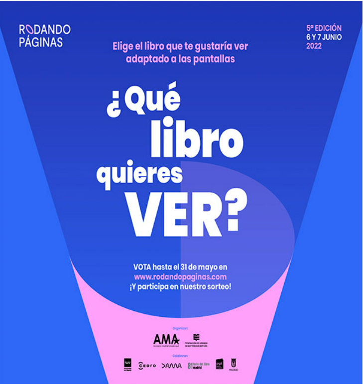 Cartel de la edición 2022 de ¿Qué libro quieres ver?