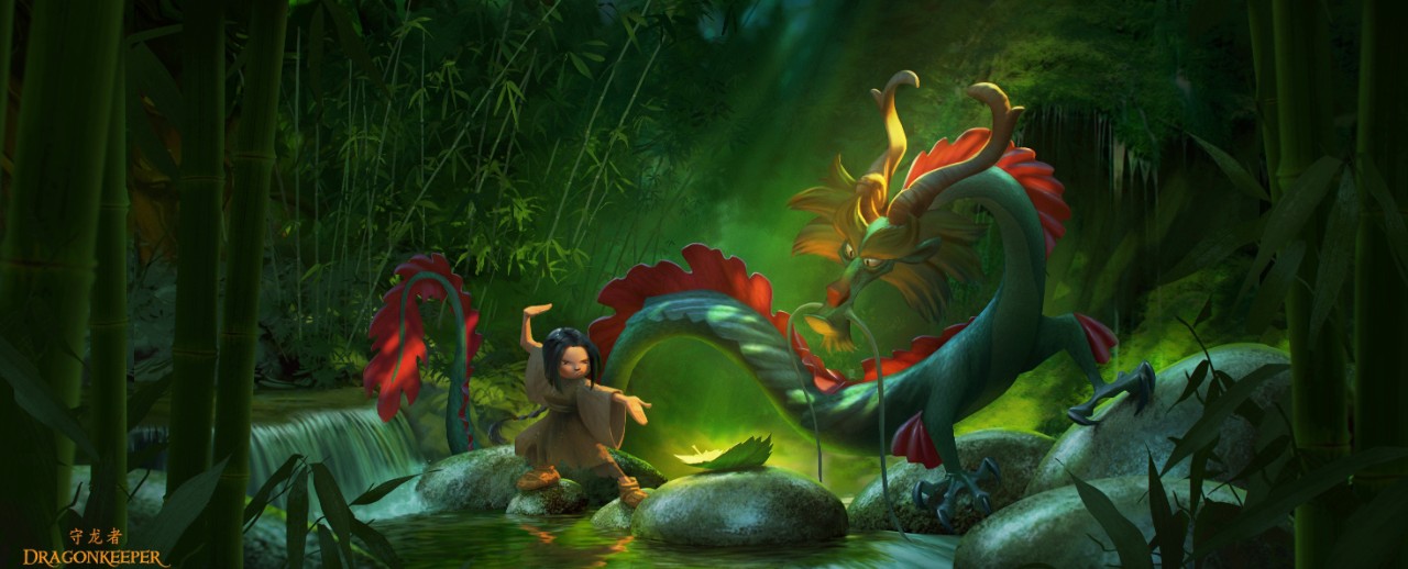 Fotograma de la película "Dragonkeeper"
