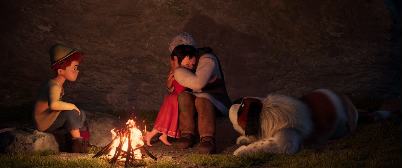 Fotograma de la película "Heidi. El rescate del lince"
