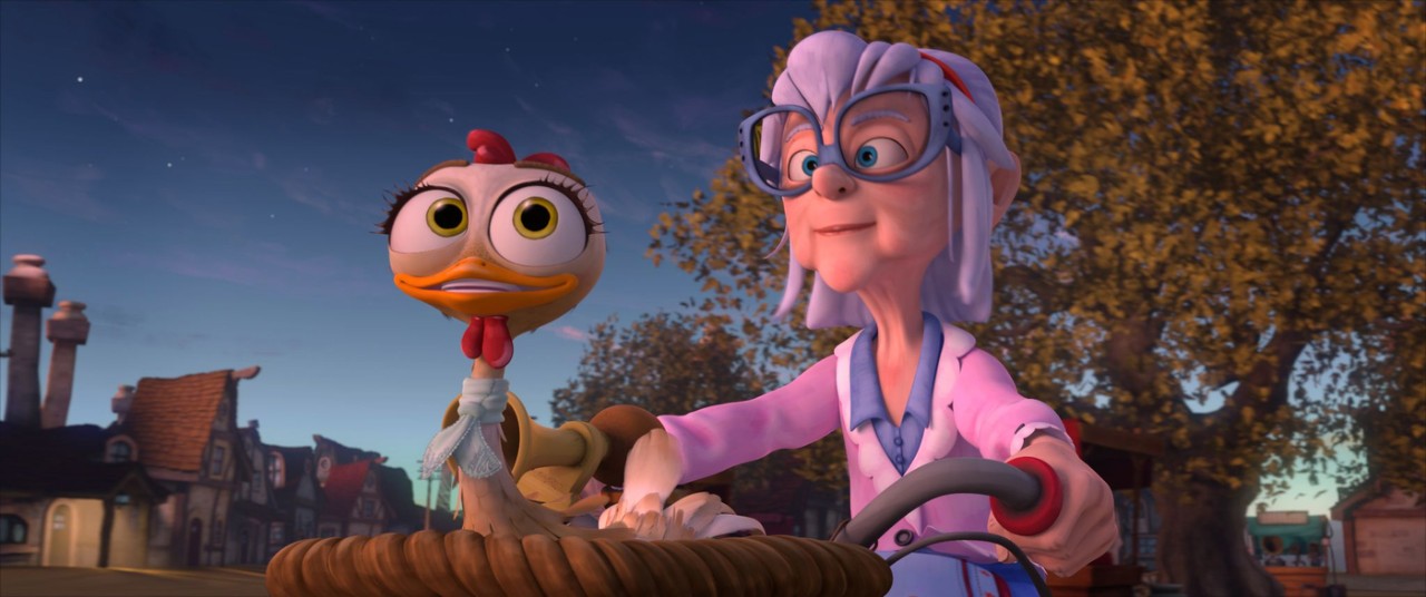 Fotograma de la película de animación La gallina turuleca