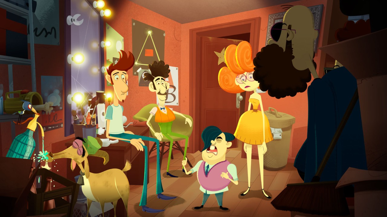 Fotograma de la película de animación La Orquesta Terrestre