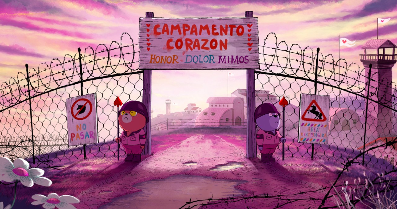 Fotograma de la película de animación Unicorn Wars