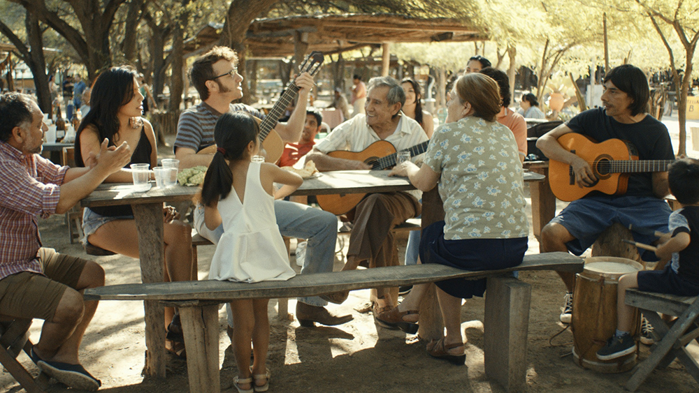 Fotograma de la película "La estrella azul"