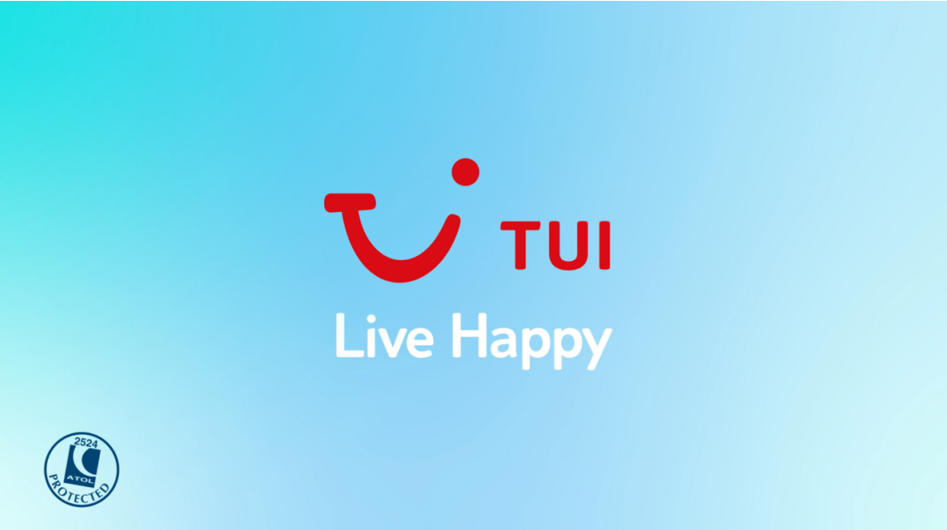 Logo de campaña publicitaria TUI Live Happy