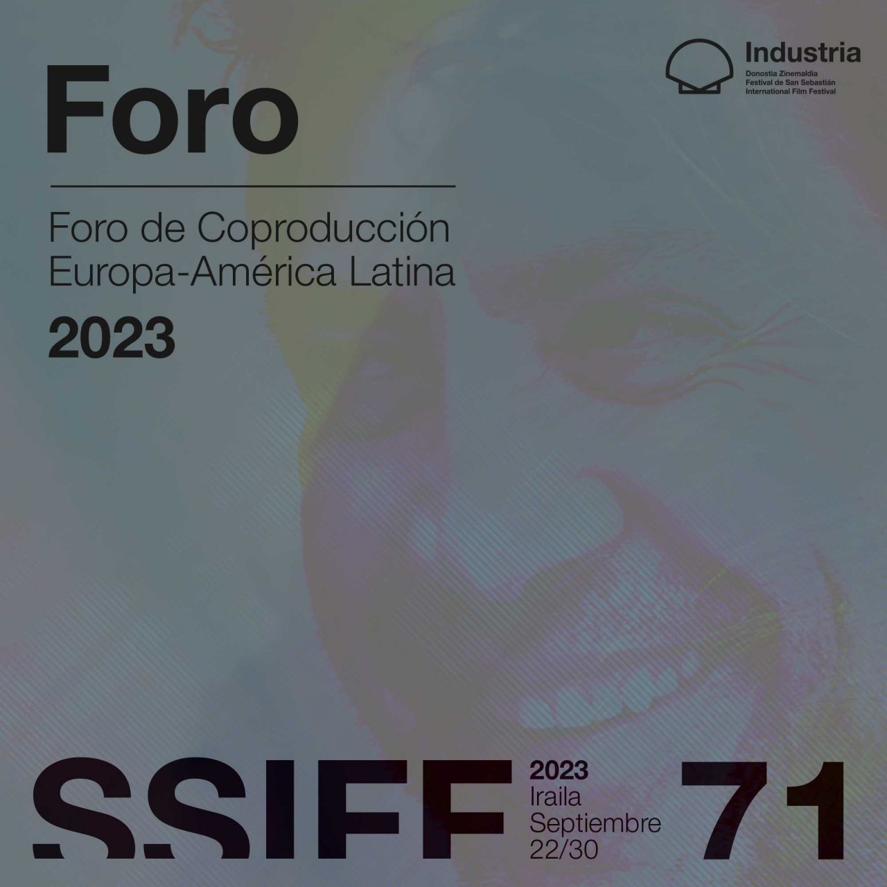 Cartel Foro de Coproducción Europa-América Latina del Festival de cine de San Sebastián