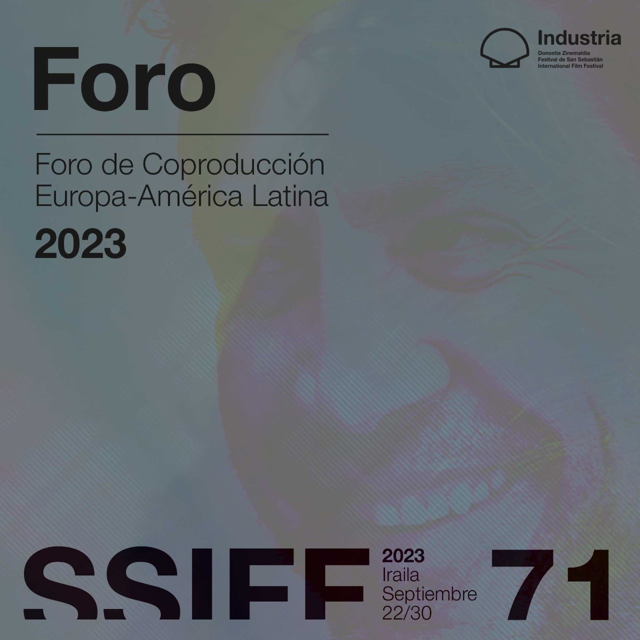 Cartel Foro de Coproducción Europa-América Latina del Festival de cine de San Sebastián