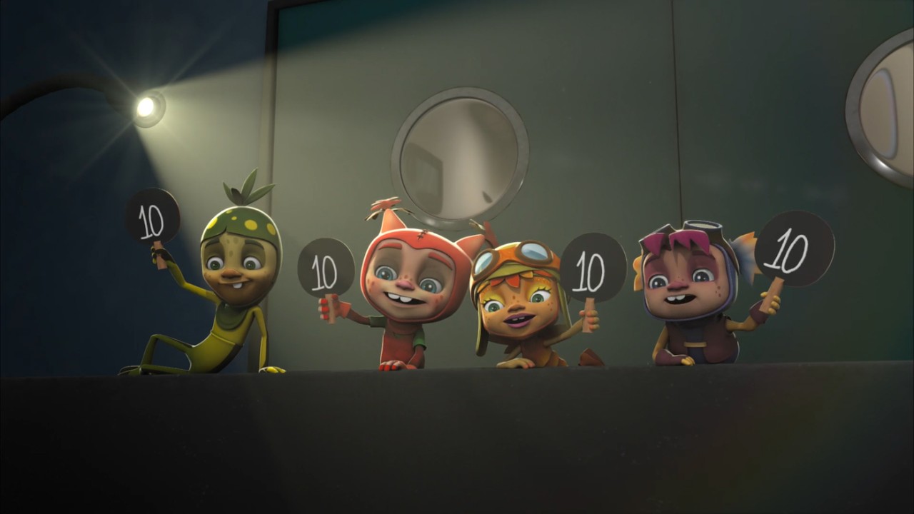 Fotograma del largometraje de animación Salvar el árbol