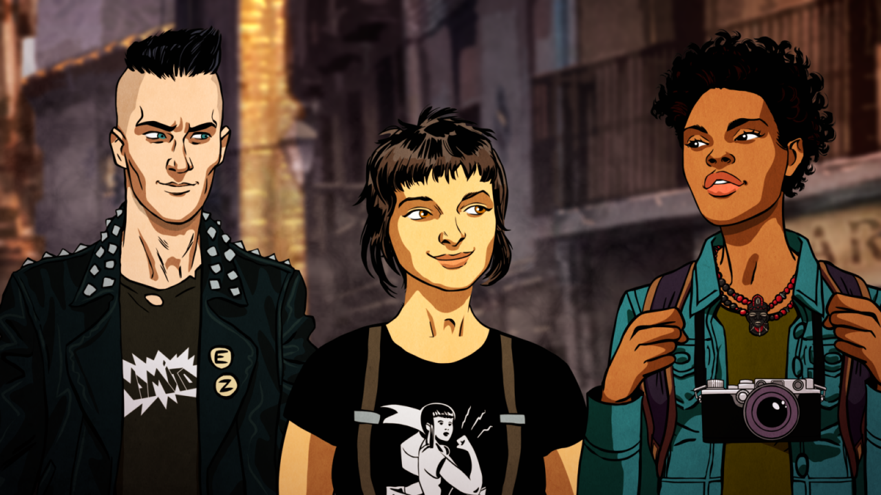 Fotograma del largometraje de animación Black is Beltza II: Ainhoa