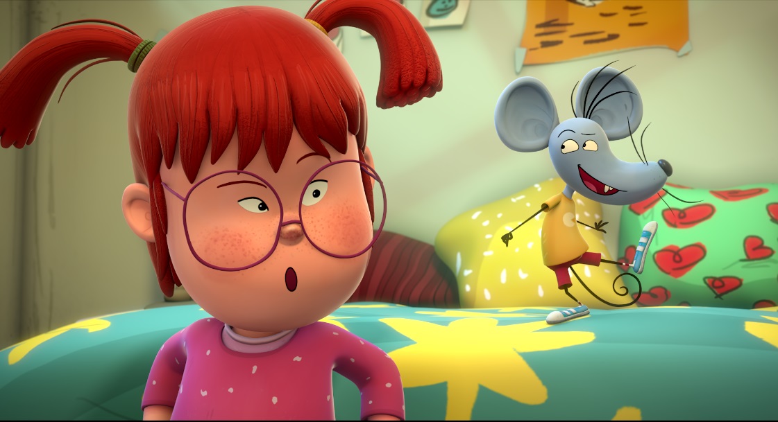 Fotograma de la película de animación Valentina