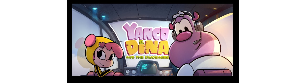 Imagen de la serie de animación Yanco, Dina y los Dinosaurios