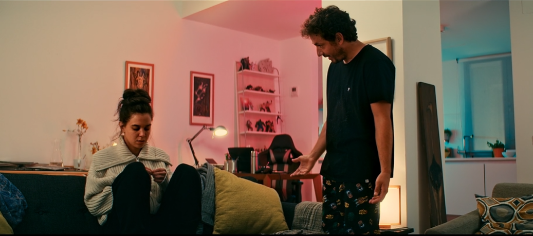 Fotograma del cortometraje Punto de giro