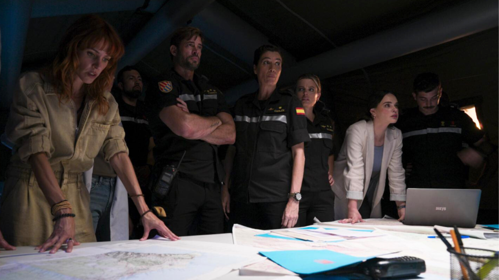 Fotograma de la película "Bajo un volcán"