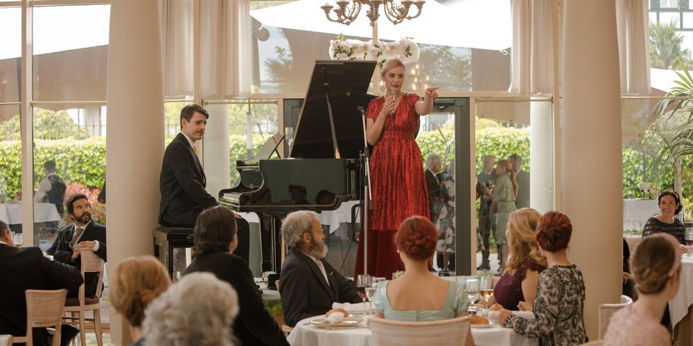 Fotograma de la película La novia de América