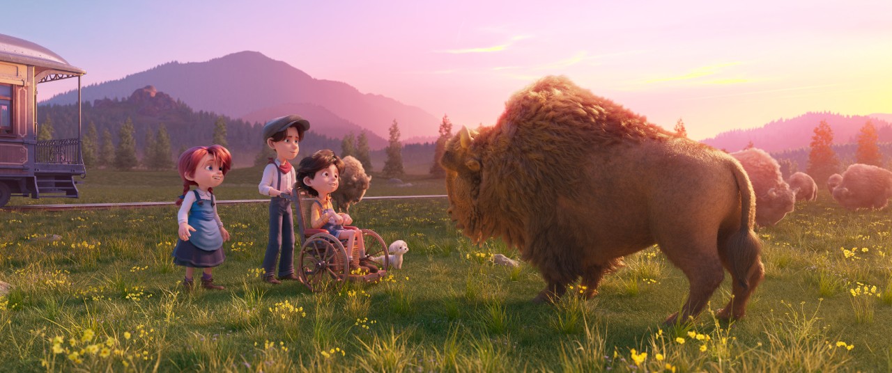 Fotograma de la película "Buffalo Kids"