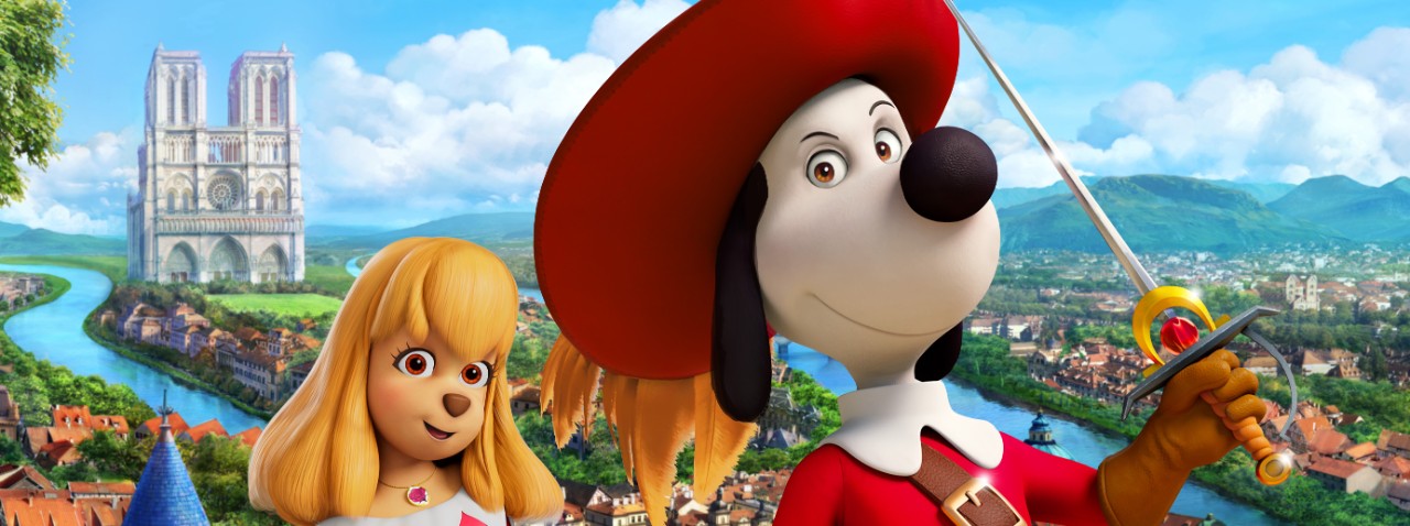 Fotograma del largometraje de animación D'artacán y los tres mosqueteros