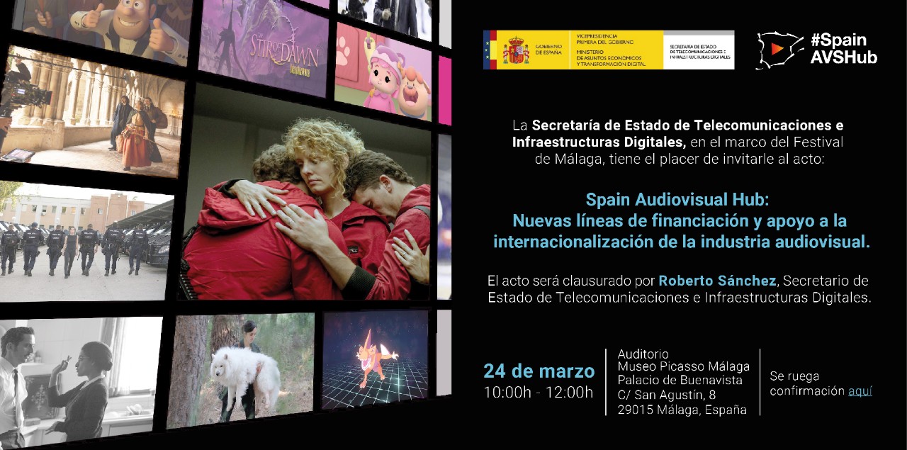 Invitación mesa redonda financiación festival de Málaga