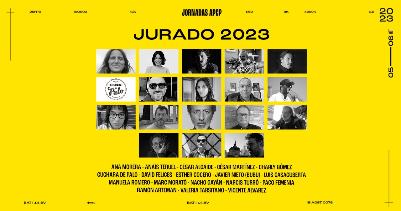 Banner del jurado jornadas APCP de cine publicitario 2023