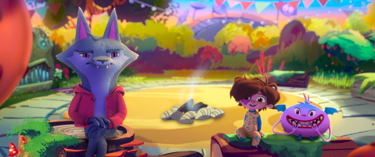 Fotograma de la película de animación Hanna y los monstruos