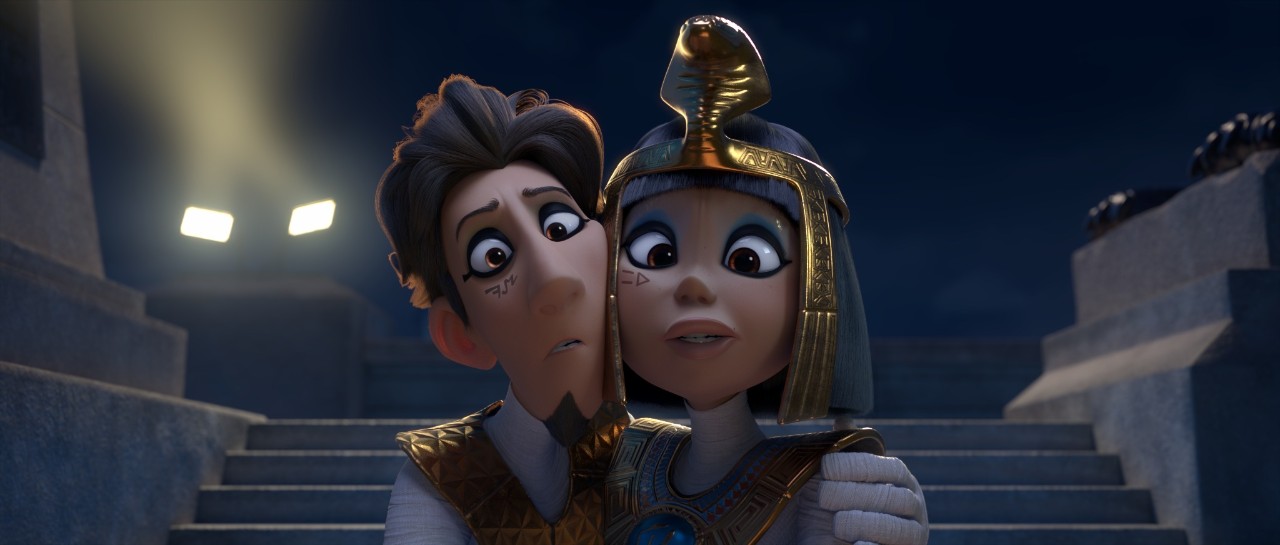 Fotograma de la película de animación Momias
