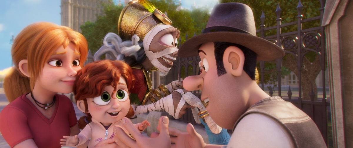 Fotograma de la película "Tadeo Jones y la lámpara maravillosa"