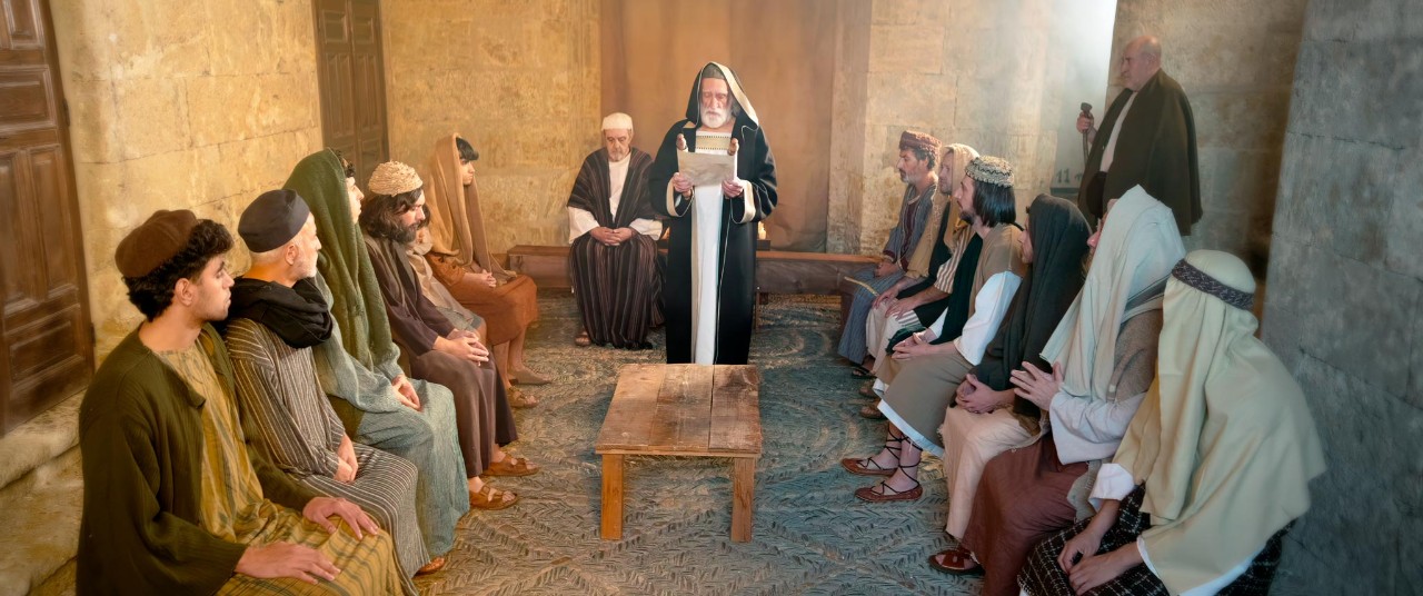 Fotograma de la película "En busca del Mesías"