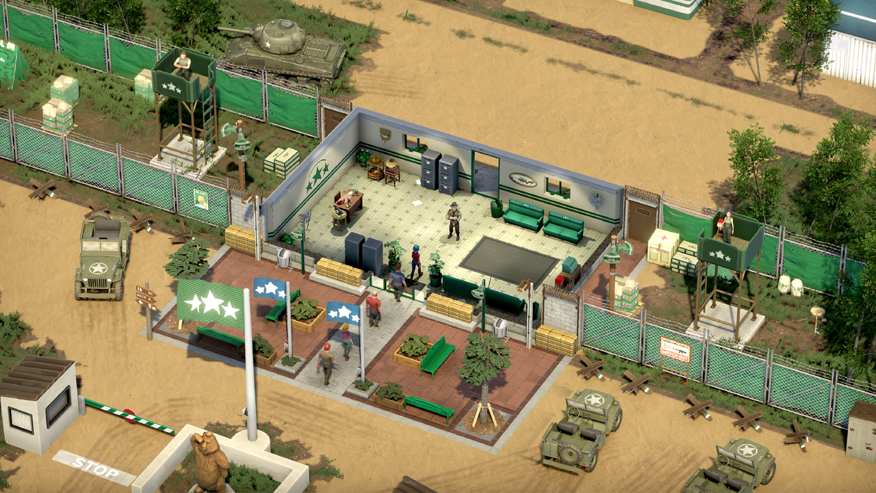 Screenshot del videojuego One Military Camp